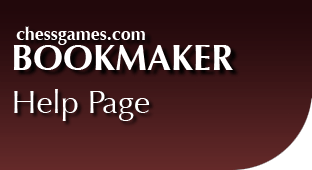 BOOKMAKER HELP PAGE
