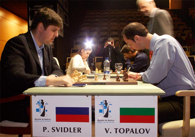 Peter Svidler vs Veselin Topalov (2005) Peter's Out