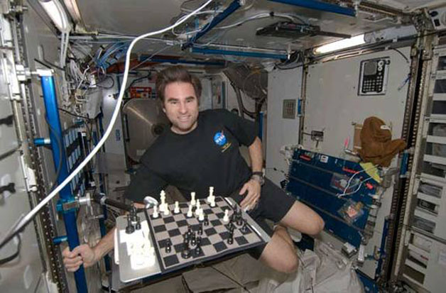 Flight Engineer and Science Officer Greg Chamitoff vs NASA Ground Control (2008) Space Oddity