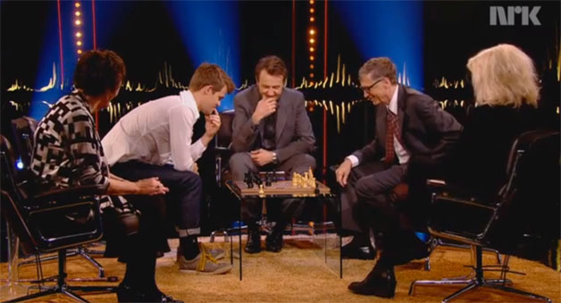 Bill Gates vs Magnus Carlsen (2014) I'm Just a Bill
